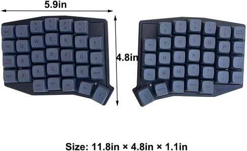 لوحة مفاتيح ميكانيكية Sofle Ergonomic Split MX، 2.4 جيجا هرتز، قابلة للتبديل السريع، تصميم مضغوط بنسبة 60%، تصميم مريح، أغطية مفاتيح PBT (مفتاح HiFi) in Kuwait
