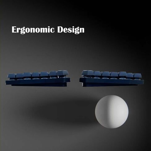 لوحة مفاتيح ميكانيكية Sofle Ergonomic Split MX، 2.4 جيجا هرتز، قابلة للتبديل السريع، تصميم مضغوط بنسبة 60%، تصميم مريح، أغطية مفاتيح PBT (مفتاح HiFi) in Kuwait