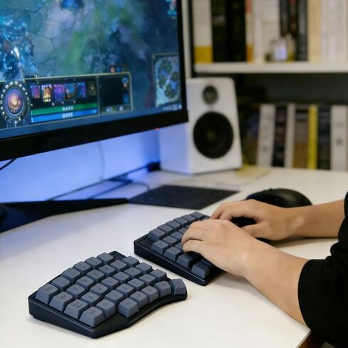 لوحة مفاتيح ميكانيكية Sofle Ergonomic Split MX، 2.4 جيجا هرتز، قابلة للتبديل السريع، تصميم مضغوط بنسبة 60%، تصميم مريح، أغطية مفاتيح PBT (مفتاح HiFi) in Kuwait
