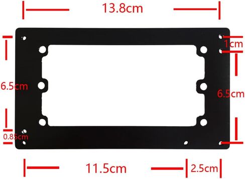 Power Supply Baffle SFX to ATX Power Supply Adapter SFX to ATX PSU Converter Conversion Frame with 4 Screws, Black, 500281349A1 in Kuwait