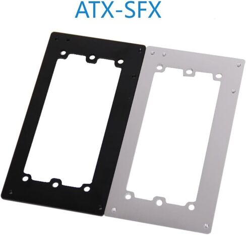 Power Supply Baffle SFX to ATX Power Supply Adapter SFX to ATX PSU Converter Conversion Frame with 4 Screws, Black, 500281349A1 in Kuwait