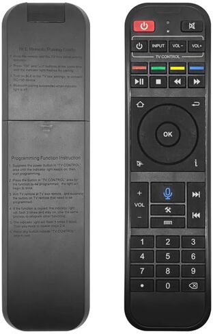 Voice Remote Control RC-200, Replacement Bluetooth Remote Controller for Smart TV Box S1 S2 S3 S4 Max S5 Pro S6 S7 Max S6 Ultra, Elite Pro+ in Kuwait