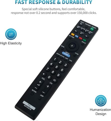 جهاز تحكم عن بعد بديل لتلفزيون سوني برافيا الذكي 4K KDL-46BX450 KDL-42EX440 KDL-32BX300 KDL-32BX320 KDL-32BX420 KDL-40BX420 KDL-40BX421 KDL-40BX450 KDL-40BX42X KDL-46BX420 KDL-46BX421 KDL-32BX421 in Kuwait