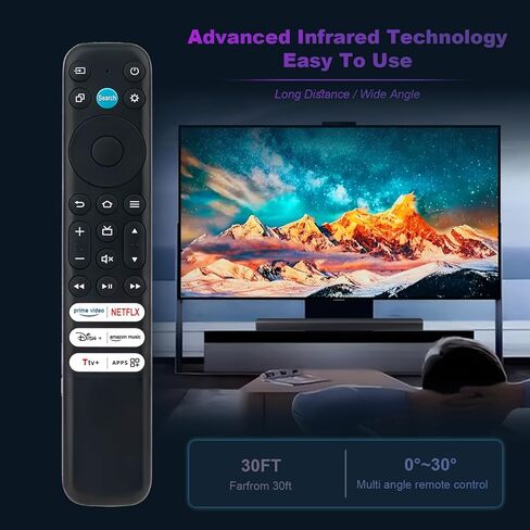RC813 Replace IR Remote Compatible with Q5-Series 4K UHD QLED Smart TV 43Q550F 50Q550F 55Q550F 65Q550F 75Q550F 85Q550F 43Q550F-CA 50Q550F-CA 55Q550F-CA 55Q650F 65Q650F 75Q650F 32S350F 40S350F 32SF540K in Kuwait
