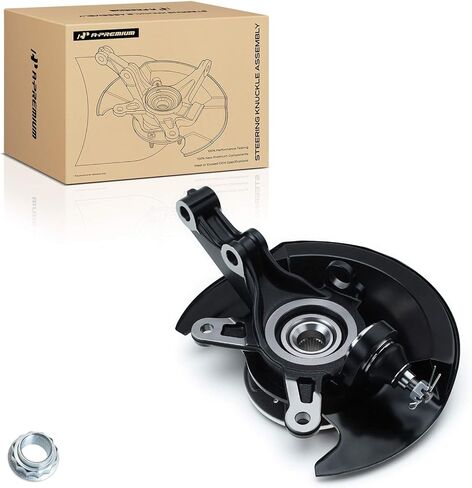 مجموعة مفصل التوجيه الأمامي الممتاز ومجموعة محور تحمل العجلة متوافقة مع Honda Civic 2003-2005، 1.7 لتر، جانب الركاب الأيمن، استبدال # 51210S5AJ30، 45255S01A00، 44600S5DA00 in Kuwait