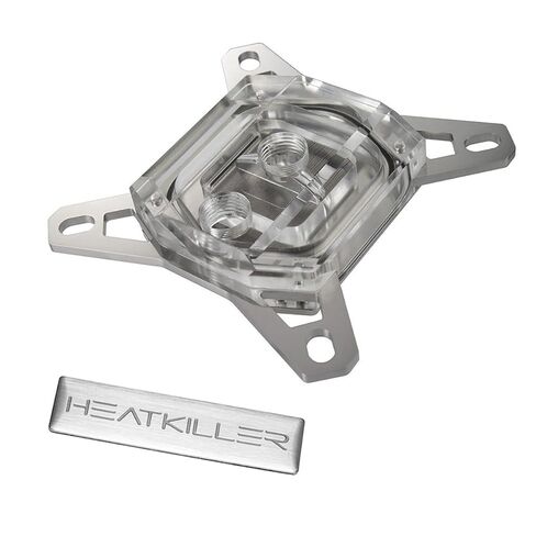 وحدة المعالجة المركزية Watercool HEATKILLER IV PRO (Intel LGA 1X00) وحزمة شارة HEATKILLER، تنظيف أكريليك، TR-60553-60575 in Kuwait