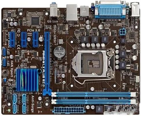 لوحة أم للكمبيوتر الشخصي تناسب Asus P8H61-M LX Plus R2.0 اللوحة الأم H61 LGA 1155 اللوحة الرئيسية in Kuwait