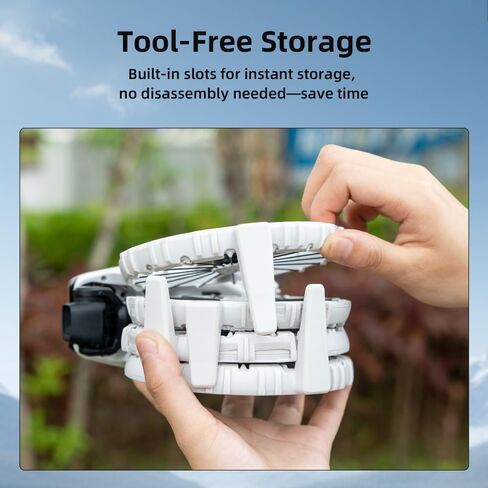 واقيات ممتصة للصدمات مع أرجل هبوط لملحقات الطائرة بدون طيار DJI Flip، غطاء حماية للمروحة مع أقدام هبوط سريعة الفك وخفيفة الوزن in Kuwait