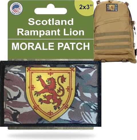 Scotland Rampant Lion Morale Patch| Scottish Patch by RedheadedTshirts | Backpack Patches, Plate Carrier Tactical Gear Patches and hat Patches in Kuwait