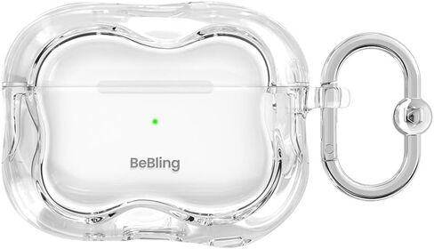 iFace BeBling Aero [Compatible with AirPods Pro 2/1] 3D Water Ripple Wave Case - Clear Glossy Translucent Design Fluid Texture Shockproof Protection Stylish Gift for Trendsetters - Blue in Kuwait