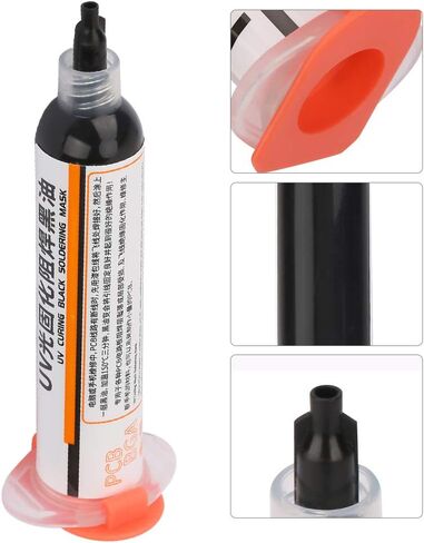 Pomya Solder Resist Ink for PCB Repair | Black Curing for Electronics Protection & Wire Breakage Prevention in Kuwait