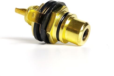 20 قطعة من مقبس RCA من سبائك الزنك - مقبس AV فردي مطلي بالذهب لتركيب لوحة الصوت والفيديو (موصل محوري) (أبيض × 20 قطعة) in Kuwait