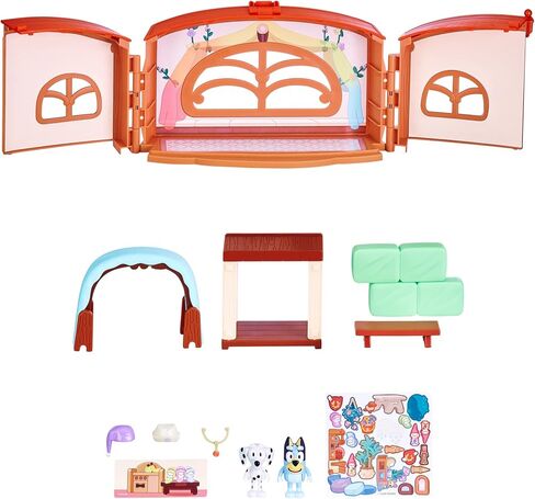 Bluey School Friends - Calypso's School Playset, 2.5-3" Chloe posable Figures & Playset in Saudi Arabia