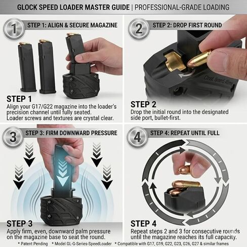 Magazine Speed Loader for 9mm to .45ACP in Kuwait