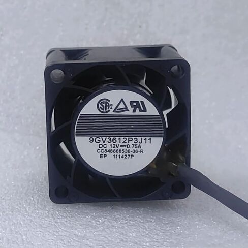 9GV3612P3J11 DC 12V 0.75A 36x36x28mm 4-Wire Cooling Fan in Kuwait