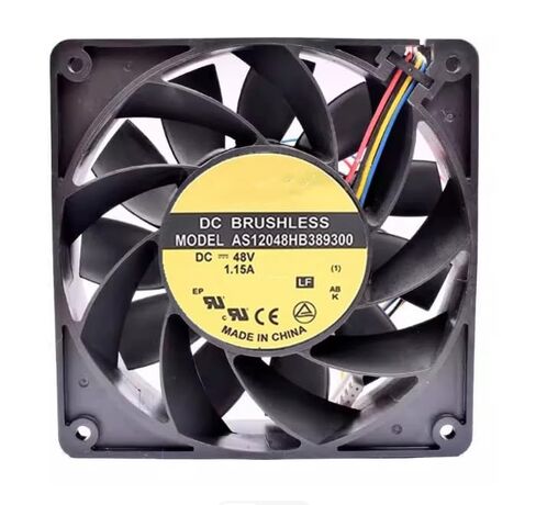 AS12048HB389300 DC 48V 1.15A 120x120x38mm 4-Wire Cooling Fan in Kuwait