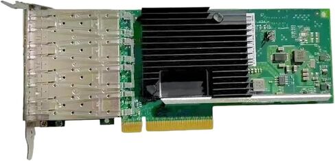 بطاقة الشبكة 10Gbpci-E X710Da 4-Way Sfp+Lc Port Ethernet LAN محول الخادم X710-Da 4، باستخدام Pciex8، X16 للخادم (قوس قصير) in Kuwait