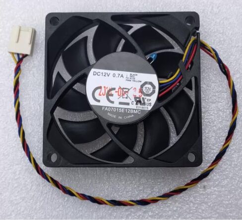 FA07015E12BMC DC 12V 0.7A 70x70x15mm 4-Wire Cooling Fan in Kuwait