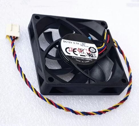 FA07015E12BMC DC 12V 0.7A 70x70x15mm 4-Wire Cooling Fan in Kuwait