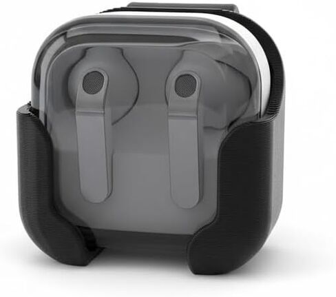 حافظة HoldMyGear Clip متوافقة مع حافظة شحن Samsung Galaxy Buds 4 - حامل حزام آمن بمشبك 1.5 بوصة، حافظة شحن مناسبة تمامًا، تصميم متين مطبوع ثلاثي الأبعاد، أسود in Kuwait