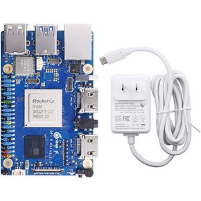 Orange Pi 5 Max 8GB/16GB LPDDR5 Rockchip RK3588 8-Core 64-Bit Single Board Computer with eMMC Socket, Wi-Fi 6E/Bluetooth 5.3/BLE, Development Board Run Linux/Ubuntu/Debian/Android(16GB+Power Supply) in Saudi Arabia