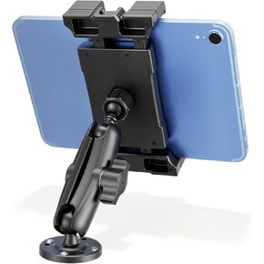 OHLPRO Upgrade - Heavy Duty Drill Base Mount for All 7" - 11.5" Tablets ( iPad , Samsung Tab ) for Cars, Dashboards,Desks, Tabletops ,Great for Commercial Vehicles, Trucks Dash in Kuwait
