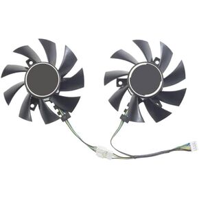 75MM FD8015U12D DC12V 0.50AMP 4Pin Graphics Card Fan Compatible with PG D RX580 in Kuwait