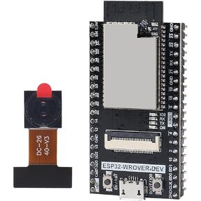 AITRIP AITRIP 1 قطعة ESP32 ESP32-WROVER لوحة مع كاميرا واي فاي ولوحة تطوير بلوتوث متوافقة مع Arduino IDE (لغات البرمجة بما في ذلك C وMicroPython.) in Kuwait