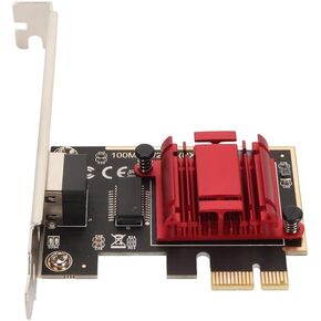 محول شبكة PCIe 2.5G - شريحة RTL8125B، بطاقة شبكة PCIe بمنفذ RJ45 لنظام التشغيل Windows 10/8/7، والألعاب المستقرة والاستخدام المكتبي in Kuwait