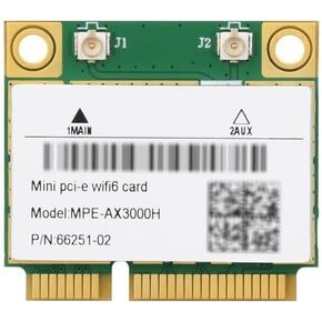 بطاقة الشبكة اللاسلكية AX200 نصف PCIe الصغيرة | 2.4 جيجابت في الثانية مع دعم بلوتوث 5.2 | قطعة استبدال HMC WLAN AX200.HMWG بطاقة Wi-Fi AX200HMW in Kuwait