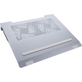 Aluminum Alloy Laptop Cooler Stand with LED Fan, Notebook Cooling Pad for Gaming and Office Use, Elevated Gray Cooling Base for Rapid Heat Dissipation in Kuwait