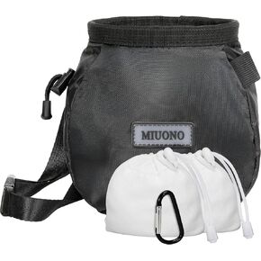 MIUONO Chalk Bag with 2 Chalk Balls, Belt, Carabiner Clip, Brush Loop and Zippered Pocket for Climbing, Bouldering, Gymnastics, Cross Fit and Lifting in Kuwait