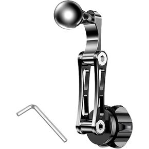 17mm Ball Joint Extension Arm Female to Male Head Adapter Aluminum for Car Air Vent Phone Stand & Map Mount Holder Ball Head Extension Rod Metal Adjustable Angle in Saudi Arabia