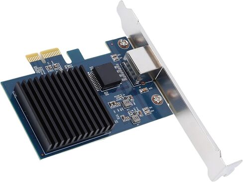 بطاقة شبكة عامة 10 جيجا بايت، محول RTL8127 PCIe إلى 10 جيجابت إيثرنت، محول RJ45 Port PCIe Ethernet LAN مع 6 خيارات للسرعة 10G، 5G، 2.5G، 1G، 100Mbps، 10Mbps، مثالية لنظام التشغيل Linux in Kuwait