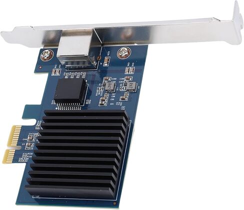 بطاقة شبكة عامة 10 جيجا بايت، محول RTL8127 PCIe إلى 10 جيجابت إيثرنت، محول RJ45 Port PCIe Ethernet LAN مع 6 خيارات للسرعة 10G، 5G، 2.5G، 1G، 100Mbps، 10Mbps، مثالية لنظام التشغيل Linux in Kuwait