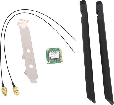 بطاقة WiFi 6E PCIe WiFi، MINI PCIE 6 جيجا هرتز 5 جيجا هرتز 2.4 جيجا هرتز محول لاسلكي ثلاثي الموجات، BT5.3، دعم OFDMA MU MIMO، زمن الوصول المنخفض، تشفير WPA3، لـ 11 10 in Kuwait
