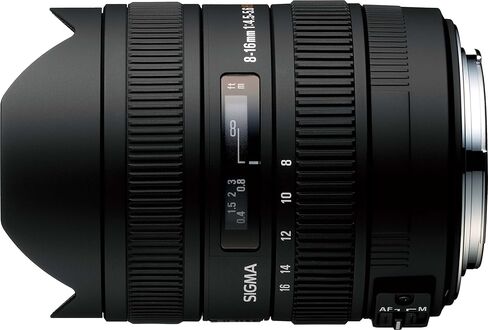 سيجما 8-16 ملم f/4.5-5.6 DC HSM FLD AF عدسة تكبير فائقة الاتساع لكاميرا Canon الرقمية DSLR بحجم APS-C (متجددة) in Kuwait