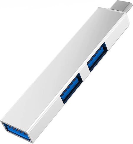 موزع USB 3.0، موزع USB بأربعة منافذ بسرعة 5 جيجابت في الثانية وموسع USB لأجهزة الكمبيوتر المحمول وXbox ومحرك الأقراص المحمول والأقراص الصلبة ووحدة التحكم والطابعة والكاميرا ولوحة المفاتيح والماوس (USB C Hub 4in1 USB C) in Kuwait