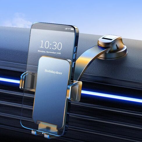 Mounted Holders Phone Holders for Your Car Phone Mount for Car Windshield Dashboard Air Vent Universal Desk Mounts Hands Free Automobile Cell Phone Holder Fit for iPhone 17 16 15 14 13 12 Pro Max All in Kuwait