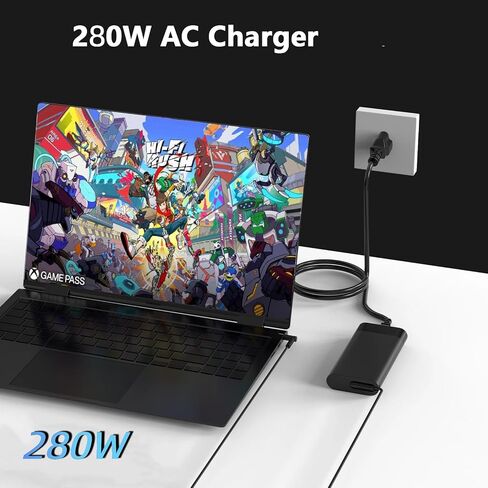 شاحن تيار متردد 280 واط 20 فولت 14 أمبير متوافق مع الكمبيوتر المحمول HP OMEN 16 للألعاب ZBook Fury/Studio 16 G11 G10 G9 TPN-LA27 TPN-CA26 A280A011P PA-1281-08HT M94073-001 M94073-002 M95376-001 سلك إمداد الطاقة in Kuwait