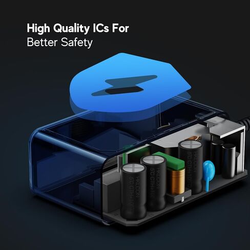 GaN PD 65W USB C Charger for Turtlebox Ranger Outdoor Portable Bluetooth 5.4 Speaker, SmallRig V Mount Battery, UGREEN Steam Deck Dock, Nintendo Switch 2, T-Mobile Arcadyan KVD21 Power Adapter in Kuwait