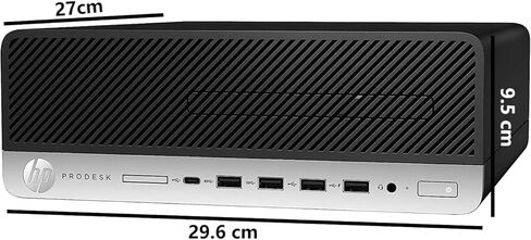 كمبيوتر مكتبي HP ProDesk 600 G5 SFF للأعمال، Core i5-9500، ذاكرة الوصول العشوائي 8 جيجابايت، 256 جيجابايت SSD، WiFi، BT، الماوس ولوحة المفاتيح، Windows 11 Pro (متجدد) in Kuwait