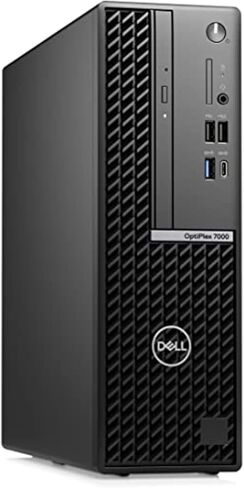 الكمبيوتر المكتبي Dell Optiplex 7000 SFF (2022) | كور i5-12500 - محرك الأقراص الصلبة SSD سعة 256 جيجابايت - ذاكرة الوصول العشوائي 16 جيجابايت | 6 نوى بسرعة 4.6 جيجا هرتز Win 11 Pro Black (متجدد) in Kuwait