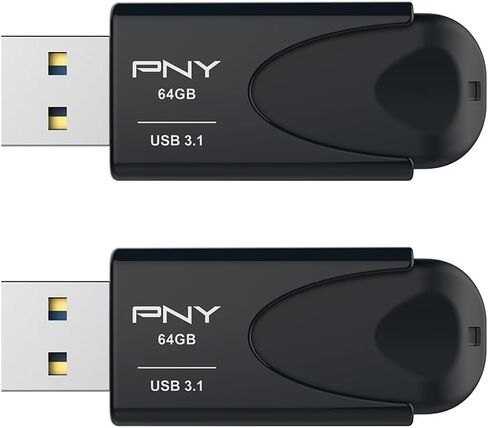 PNY Attache 4 USB 3.1 Memory 64GB (2 Pack) by PNY in Kuwait
