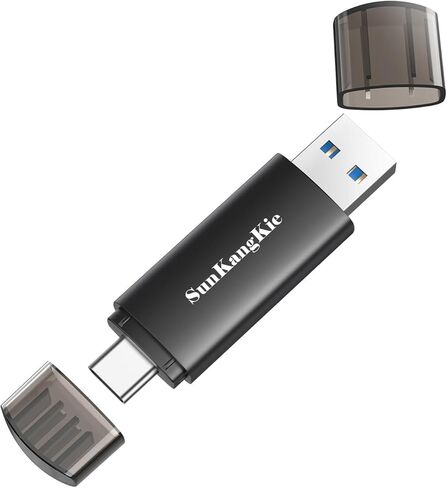 محرك أقراص فلاش 64 جيجابايت من النوع C ثنائي USB 3.0 محرك أقراص فلاش USB C + USB A محرك أقراص فلاش محمول من النوع C 2 في 1 USB-C للهواتف الذكية والكمبيوتر اللوحي Mac (5 عبوات، 64 جيجابايت) in Kuwait