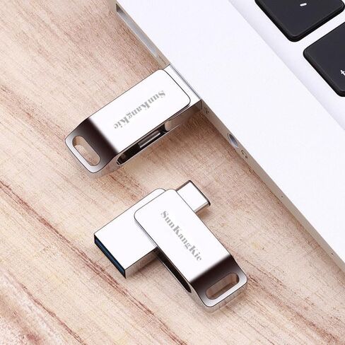 Small Size USB C Flash Drive Dual USB 3.0 Flash Drive Type C + USB A Portable Type-C Flash Drive 2-in-1 USB-C Thumb Drive for Smartphone (20 Pack, 32GB) in Kuwait