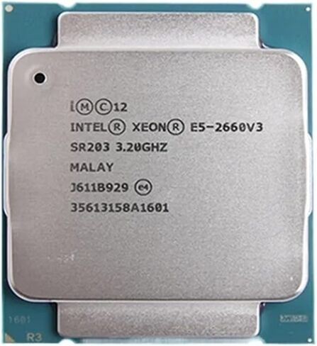 Xeon وحدة المعالجة المركزية المستخدمة E5-2660V3 SR1XR لـ X99 DDR4 RAM 2.60 جيجا هرتز 10 النوى 25 متر LGA2011-3 E5-2660 V3 المعالج E5 2660V3 2660 in Kuwait