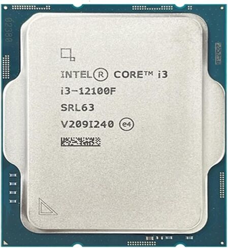 c I3 12100F 3. جيجا هرتز معالج رباعي النواة و8 خيوط وحدة المعالجة المركزية L3 = 12M 58W LGA 1700 Tanpa Kipas in Kuwait