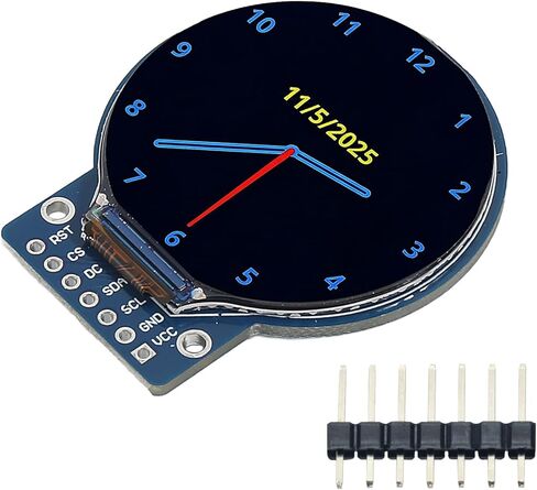 1.28 بوصة LCD شاشة مستديرة TFT عرض المجلس 1.28 TFT وحدة LCD 240x240 RGB SPI واجهة GC9A01 سائق 4-Wire SPI لاردوينو in Kuwait