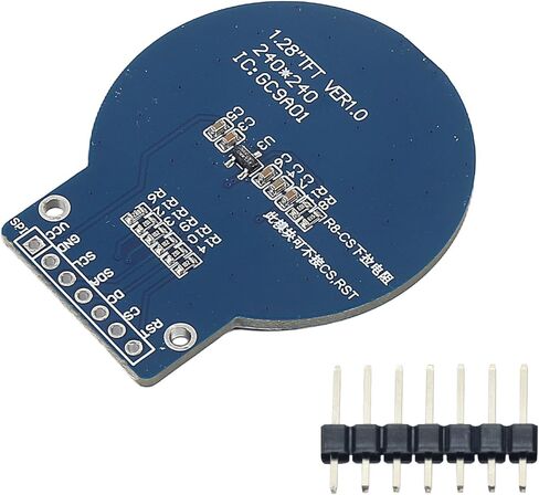 1.28 بوصة LCD شاشة مستديرة TFT عرض المجلس 1.28 TFT وحدة LCD 240x240 RGB SPI واجهة GC9A01 سائق 4-Wire SPI لاردوينو in Kuwait